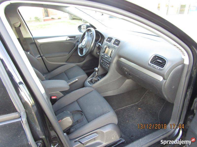 Czarny vw golf 6 z Belgii 2011 185 jeden Golf Samochody osobowe Mszana Dolna