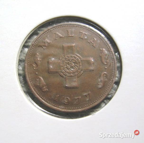 Malta 1 Cent 1977r W Holderze Kalisz sprzedam