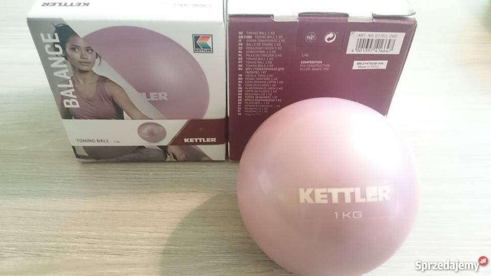 PIŁKA do ćwiczeń Kettler Toning Ball 1 pilates Sprzęt do ćwiczeń Kielce