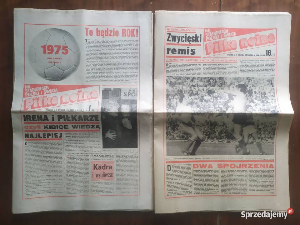 Tygodnik Piłka Nożna rocznik 1975 Łódź