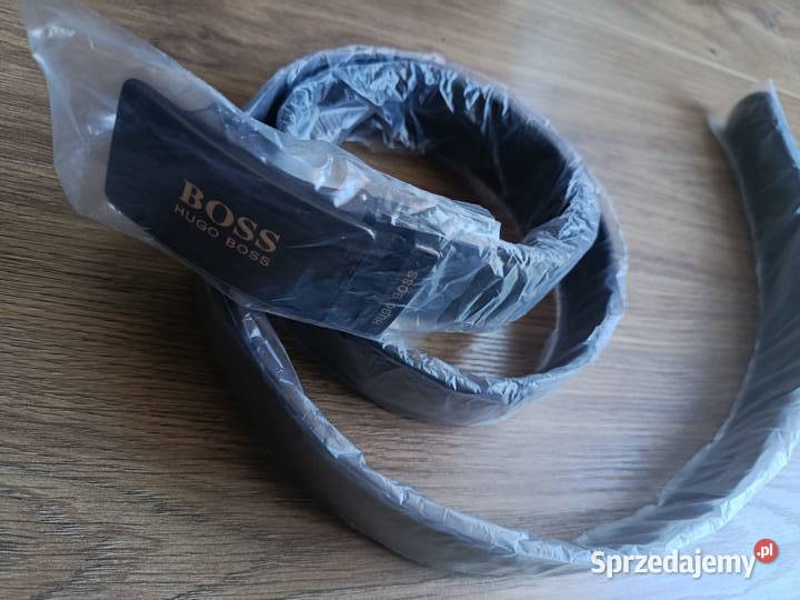Pasek skórzany męski Hugo Boss do garnituru i na podlaskie sprzedam