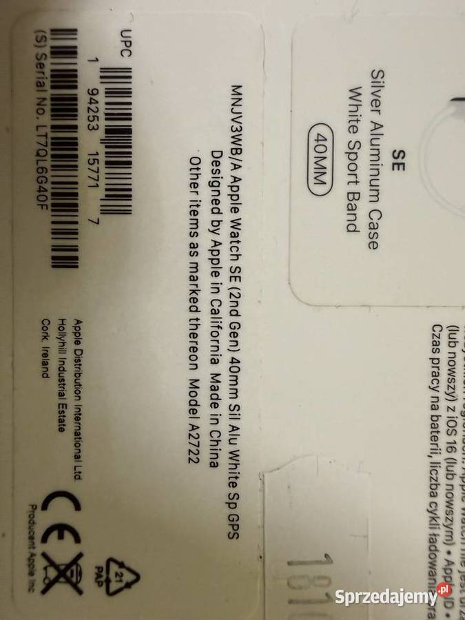 IPhon 12 Mini red Apple Watch SE akcesoria Olsztyn