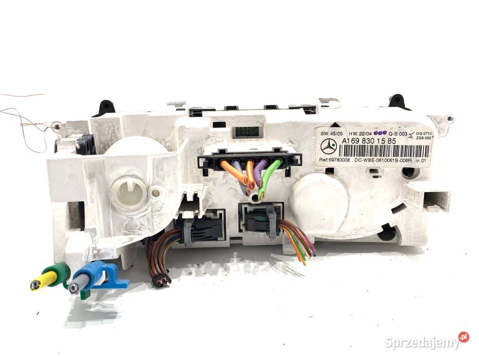 PANEL STEROWANIA NAWIEWU MERCEDES W245 sprzedam