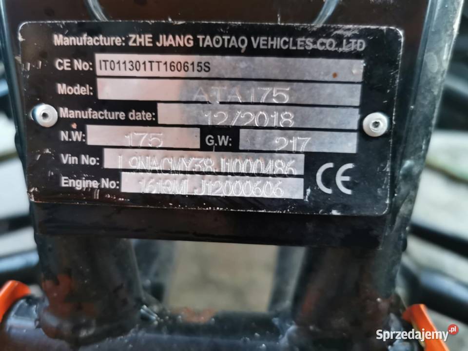 Duży Quad 200 ledy koła 10 stan Rawicz