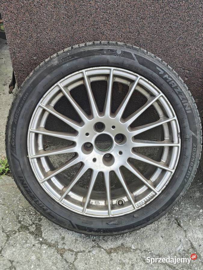 Koła r17 Fiat opel 4x100 et40 szerokość 75 opony Kielce