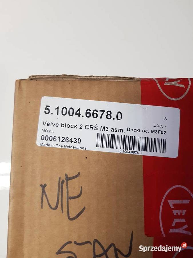 5100466780 Lely Astronaut valve block 2 CRS m3 Sulechów sprzedam