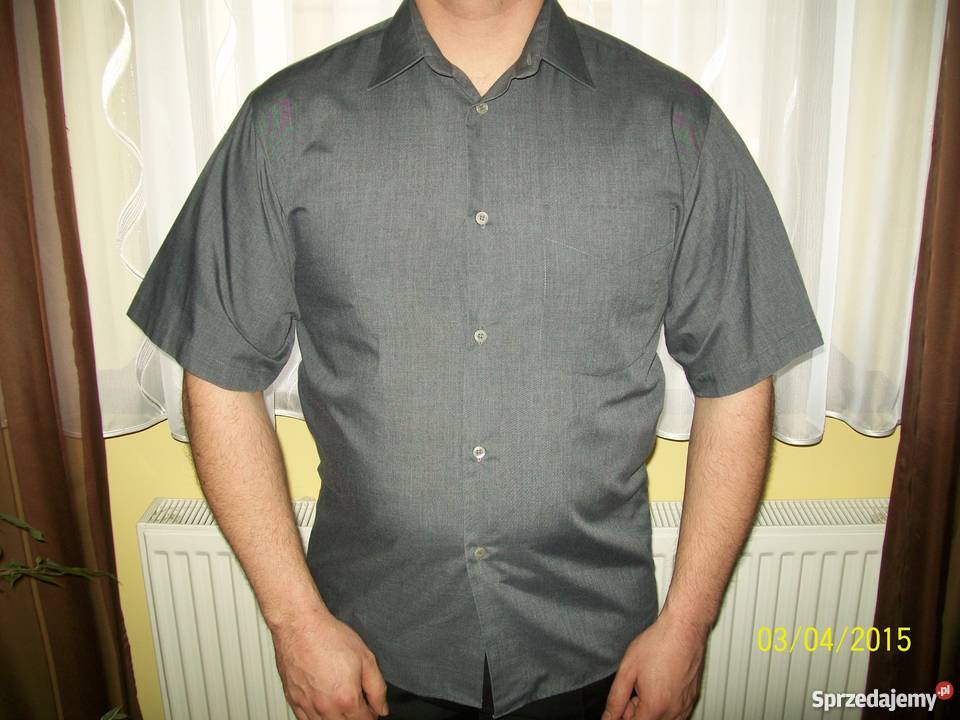 M bordowa koszula wizytowa kołnierzyk 3940 Żory