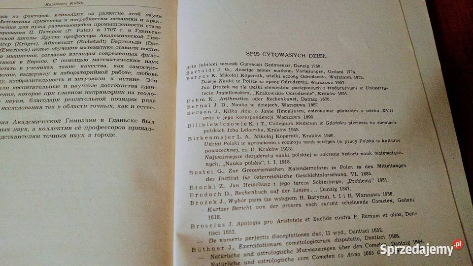 Rola Gimnazjum Akademickiego w rozwoju nauk sprzedam