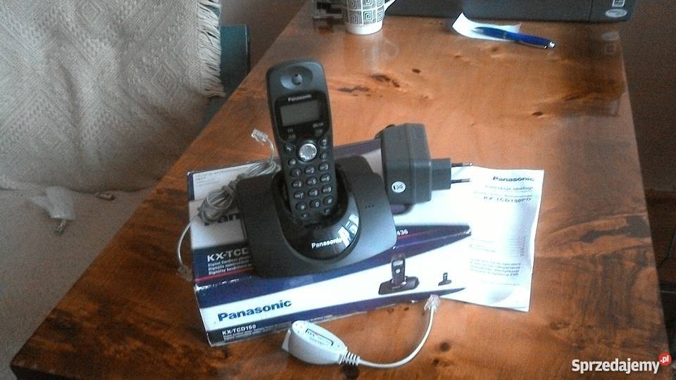 Telefon bezprzewodowy Panasonic KX-TCD150PDB