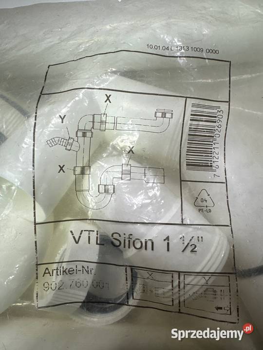 Syfon umywalkowy VTL Sifon 1 12