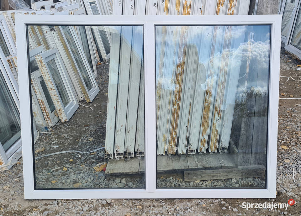 OKNA KacprzaK Witryna 174X127 FIX Używany PCV Okna ścienne Lublin sprzedam