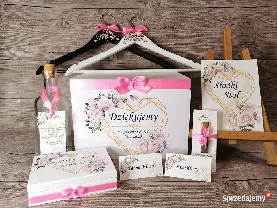 Zaproszenia ślubne dodatki na ślub wesele Poznań sprzedam