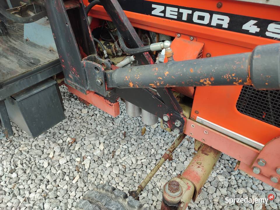 Zetor 4911 z tirem i łyżką Nowa Słupia
