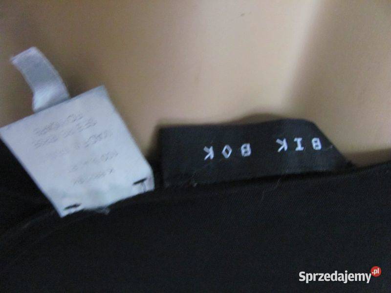 sukienka czarna BIK BOK r38 M lejąca się bez