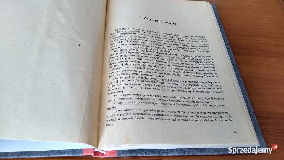 Zarys dydaktyki matematyki Cz 1 Zofia Krygowska Gdańsk sprzedam