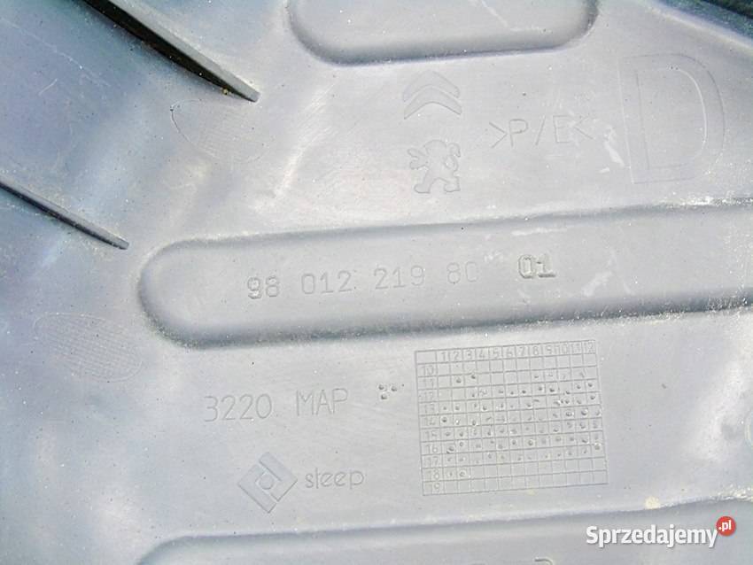 OSŁONA BELKI TYŁ LEWA CITROEN C3 III 9801221980 śląskie