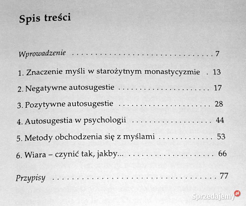 Autosugestia myśleć pozytywnie Anselm Grn OSB Chełm