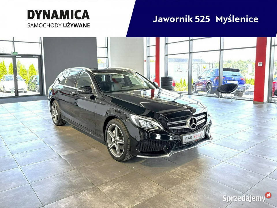 Mercedes C 200 T 20 184 automat 2018 r salon fa Myślenice sprzedam