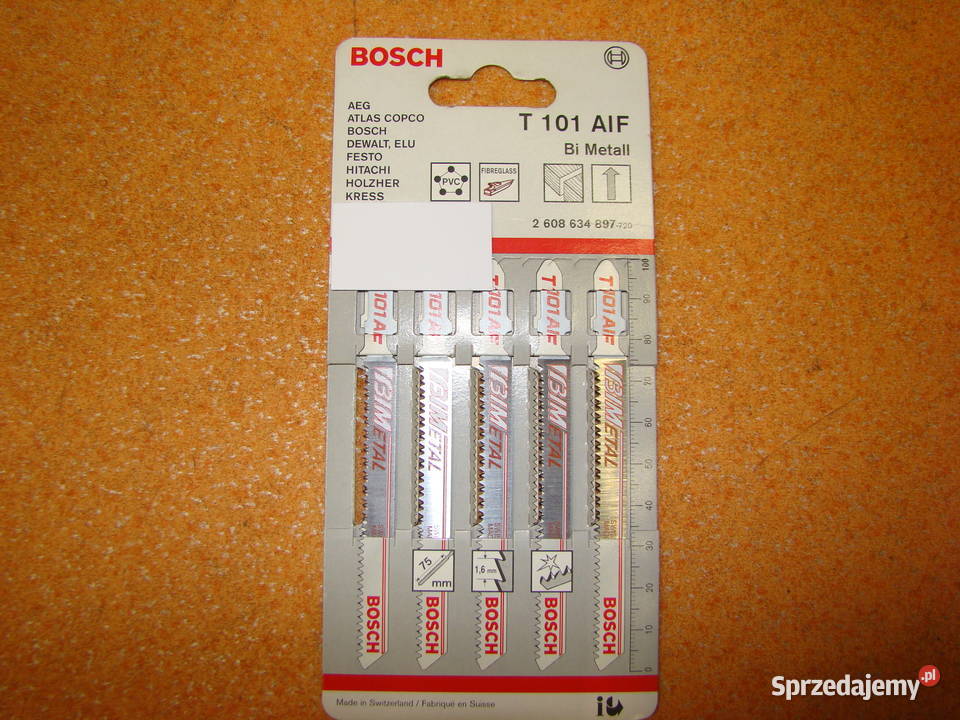 Brzeszczot BOSCH do wyrzynarki typ T 5 PC Ref 2