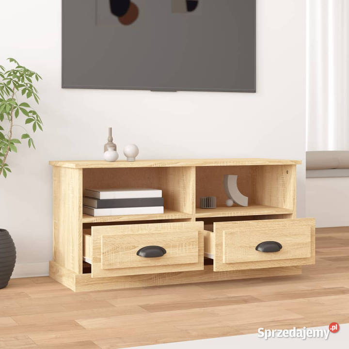 Szafka pod TV dąb sonoma 93x355x45 materiał mazowieckie Warszawa