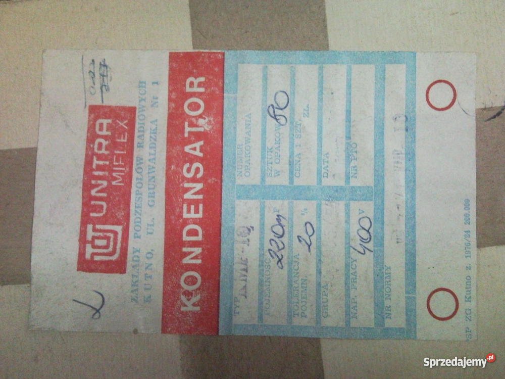Kondensatory 220 nF400V