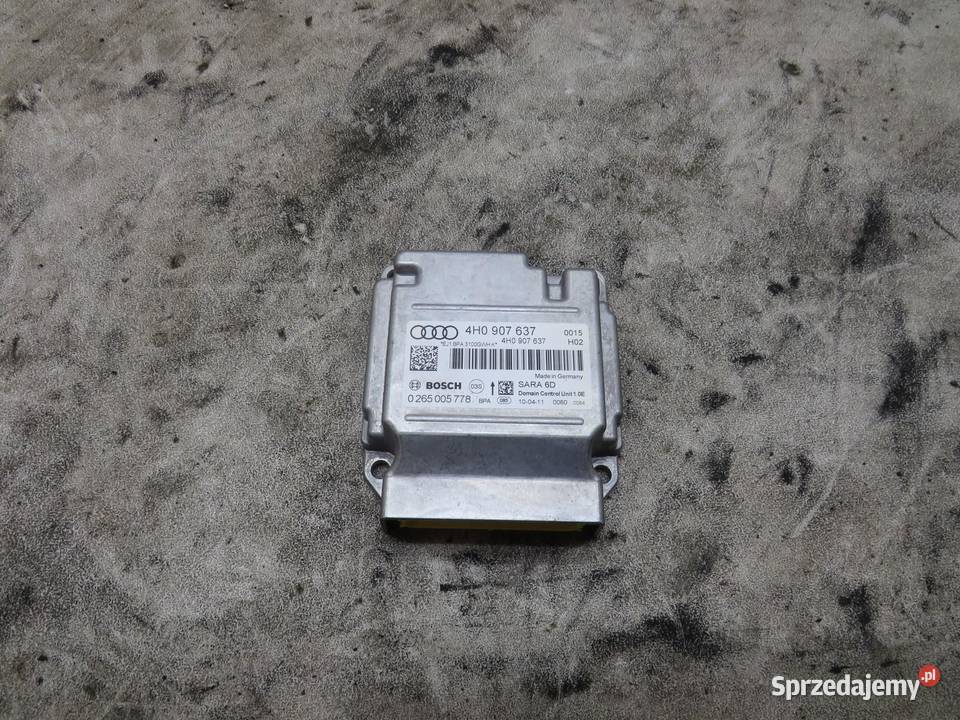 SENSOR PODUSZEK AIRBAG OK AUDI A8 D4 4H0907637