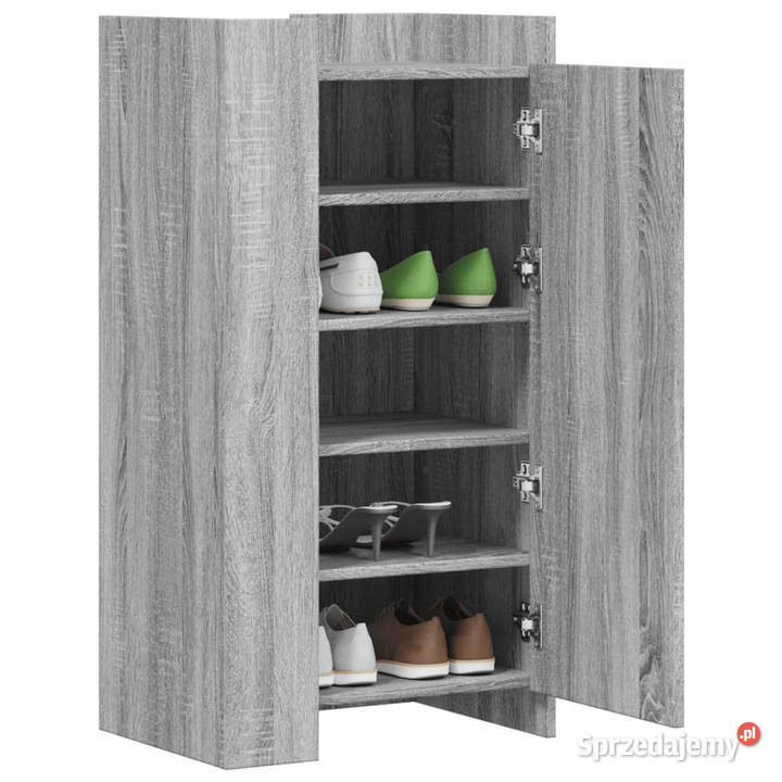 Szafka na buty szary dąb sonoma 52x375x100 Warszawa