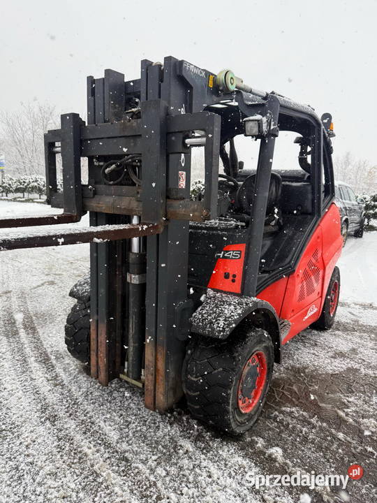 wózek widłowy LINDE H45T Triplex 40m niski Działoszyn