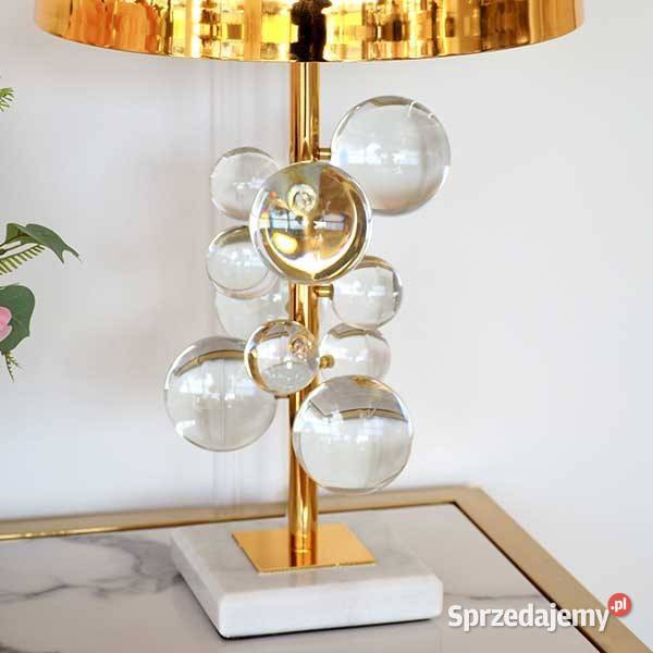 Lampa stołowa glamour ekskluzywna nowoczesna art Warszawa