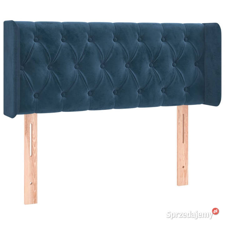 Zagłówek uszak ciemnoniebieski 103x16x7888 mazowieckie Warszawa