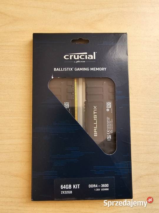 Crucial Ballistix 
2X32GB 3600MHZ CL16 dimm