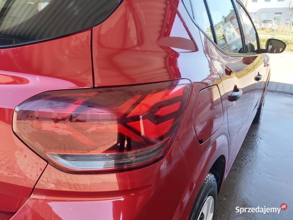 Dacia Sandero 2021 TCe100 BENZYNA czerwony Szczecin