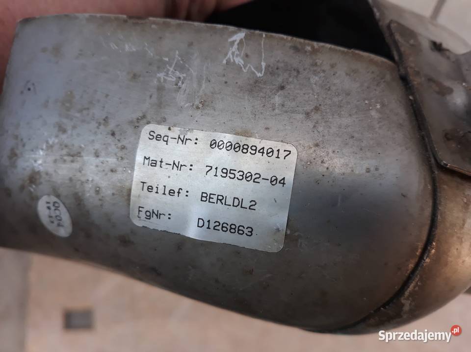 BMW 7 F01 F02 KOŃCÓWKA WYDECHU PRAWA 7195302 Międzychód sprzedam