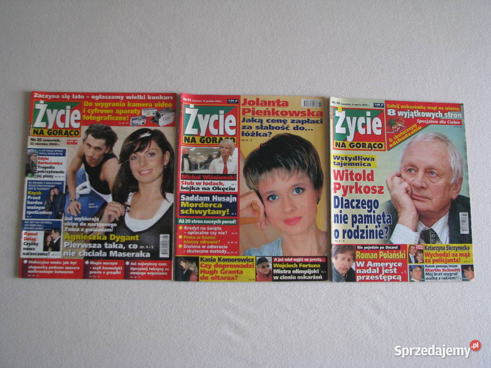 Życie na gorąco tygodnik z lat 20032006 Czasopisma Brzegi