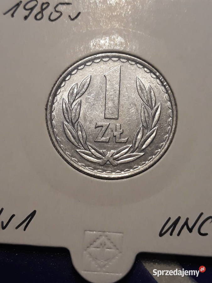1złoty 1985 r 1 około mennicze