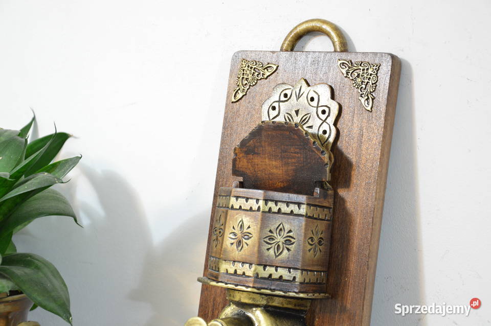 drewniany MŁYNEK wiszący do kawy bstary Jastrzębie-Zdrój