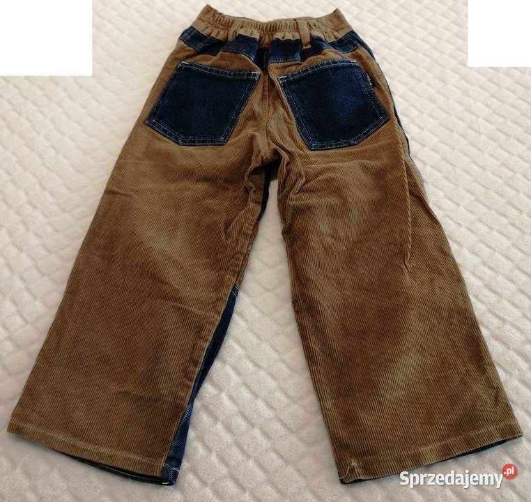 Spodnie sztruksowe dżinsowe chłopięce 110 Irbis niebieski Spodnie Czeladź