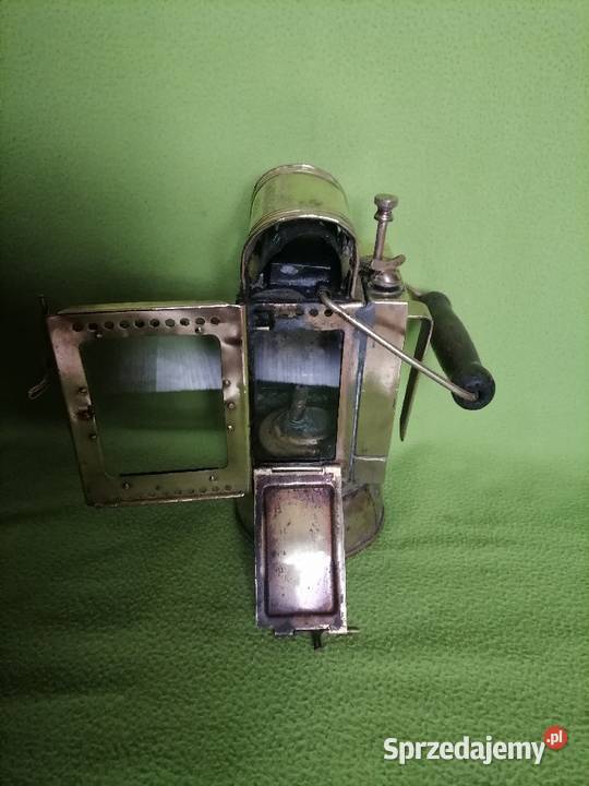 Stara lampa kolejowa karbidowa z lat 30 tych małopolskie sprzedam