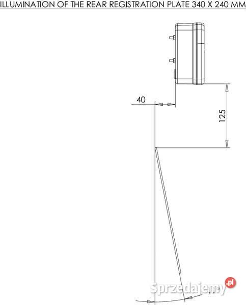 Lampa tylna zespolona LED kwadratowa 1224V sprzedam
