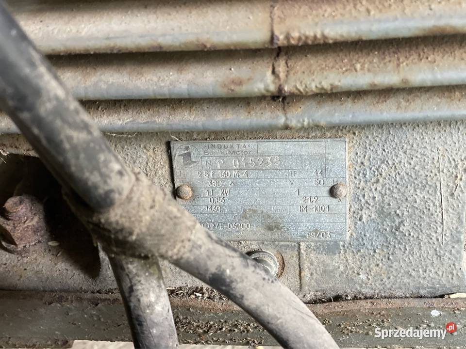 Silnik 11 kw 1460 obr Indukta Wózek Kabel 20m Cieniawa