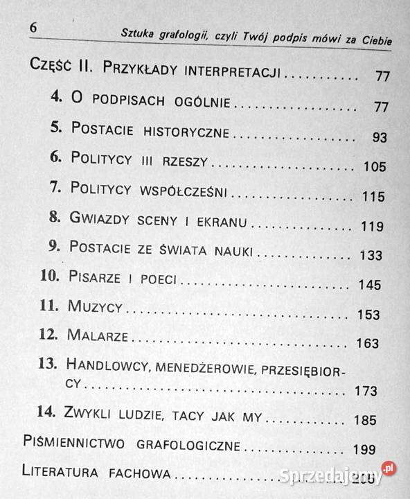 Sztuka grafologii Alfons Luke Albert Lang miękka sprzedam