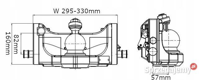 Zaczep wkład zaczepu kulowy K80 330x25x32mm Kamionna sprzedam