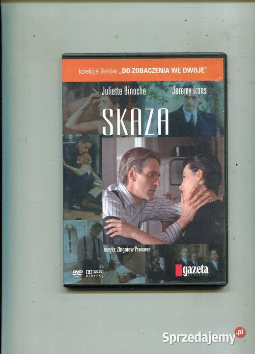 Skaza Juliette Binoche Jeremy Irons Film DVD Szczecin