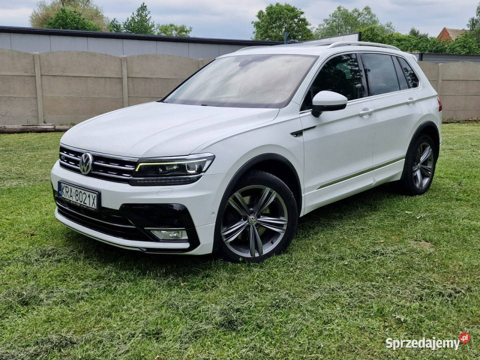 Volkswagen Tiguan 20tdi 190 R line 4motion kurtyny powietrzne opolskie