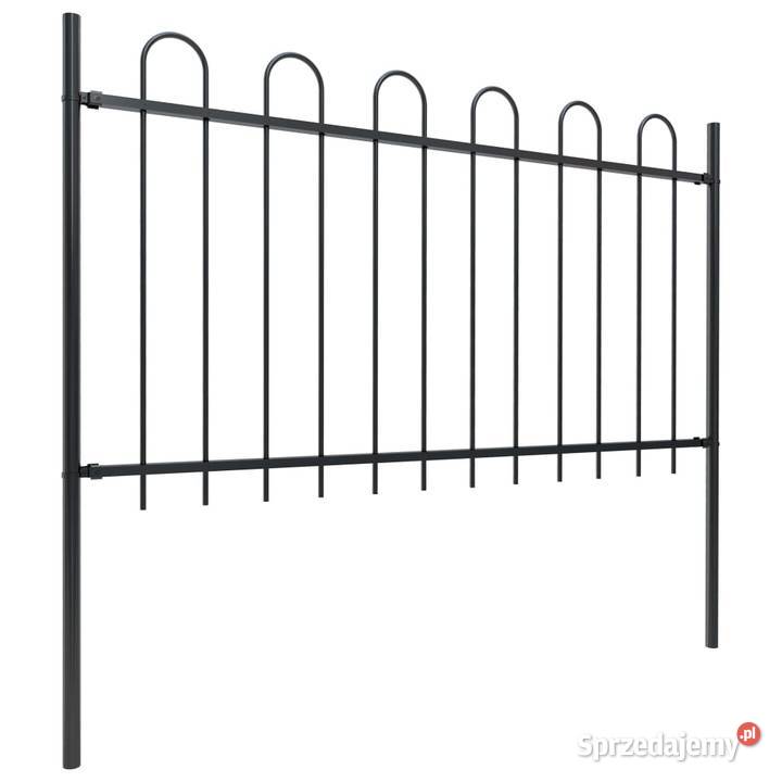 vidaXL Ogrodzenie z zaokrąglonymi końcami277663