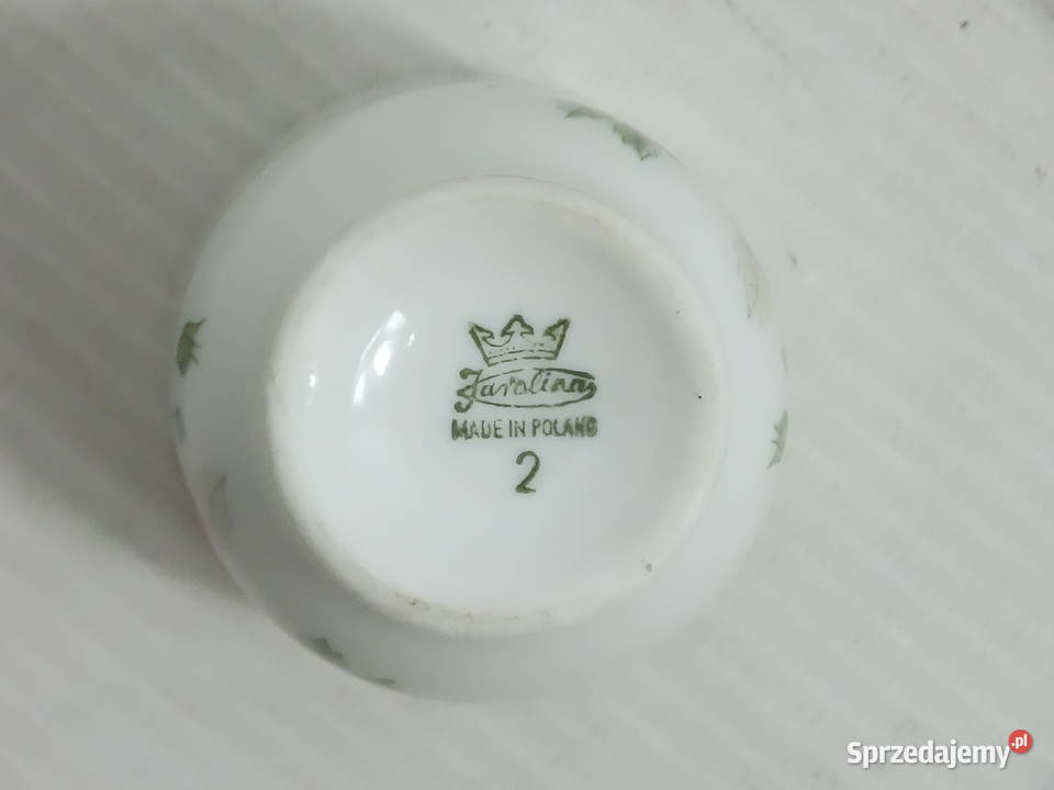 Porcelanowy kieliszek do jajek KAROLINA Motyw sprzedam
