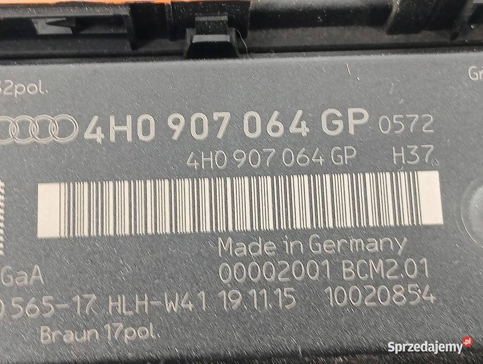 MODUŁ KOMFORTU 4H0907064GP Audi A7 I 20102018 4G sprzedam