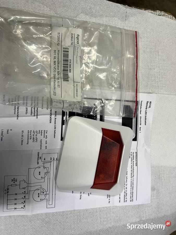 Optyczny wskaźnik zadziałania 801HL ZETTLER pomorskie