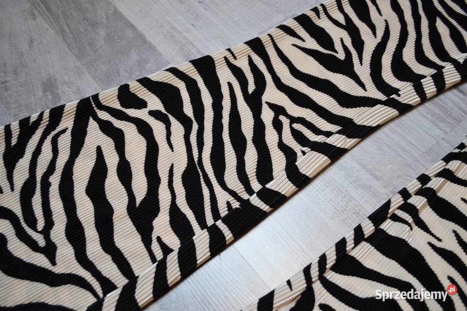 Spodnie dzwony plisowane Primark M zebra Płock sprzedam