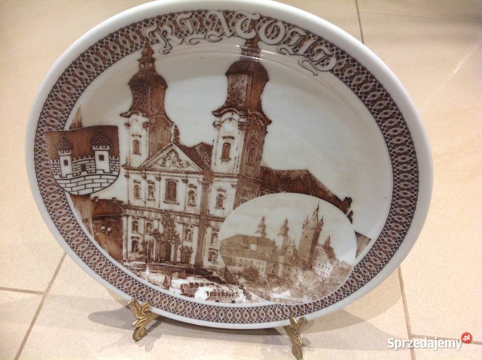 Talerz Dekoracyjny z Architekturą Miejską Nowa Sól
